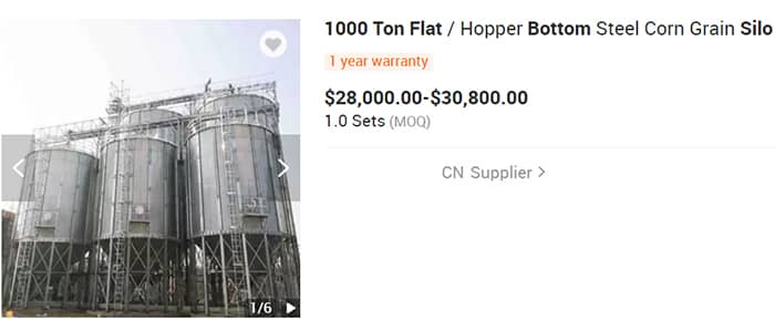 how-much-do-grain-silos-cost