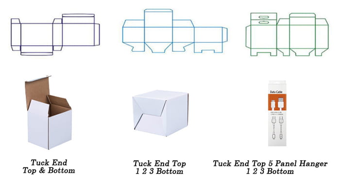 Folding Carton Erector - Packaging Machine - 1 common-folding-carton-types-1
