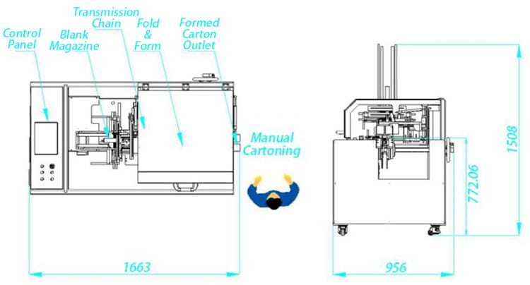 Pizza Box Folding Machine - Packaging Machine - 37