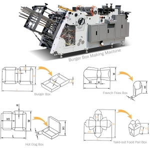 Burger Box Making Machine